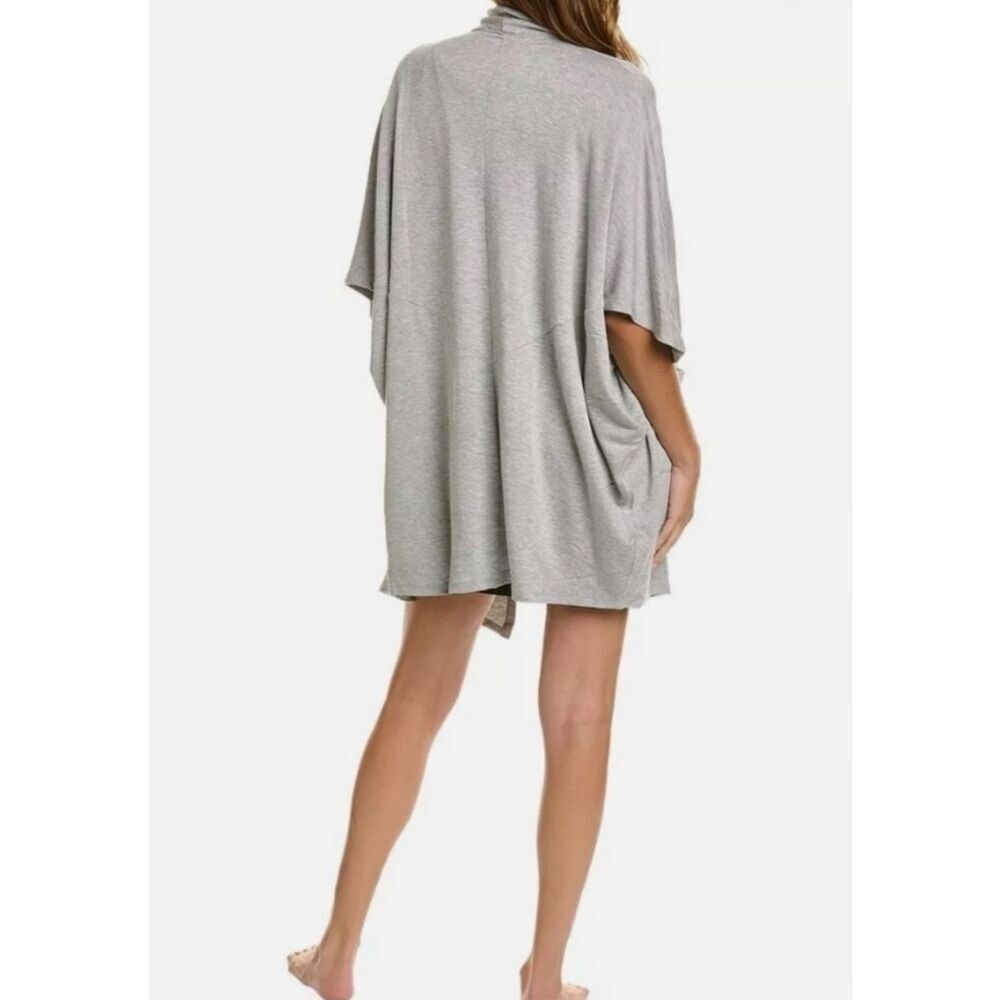 HB by Hale Bob Sweater Womens Size XL Gray Cardigan Open Front Sleep Lounge NWT